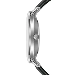 Femme Amelia Parker Montres^Montre Femme Grand Blanc en Cuir noire