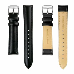 Femme Amelia Parker Montres^Montre Femme Grand Blanc en Cuir noire