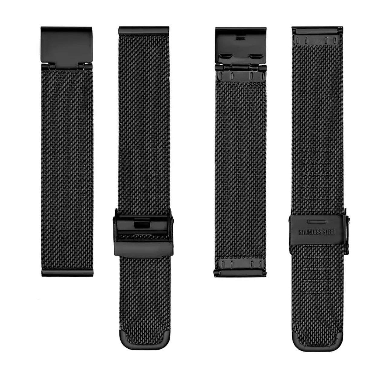 Montre Femme Grand Noir en Acier noire-Amelia Parker Sale