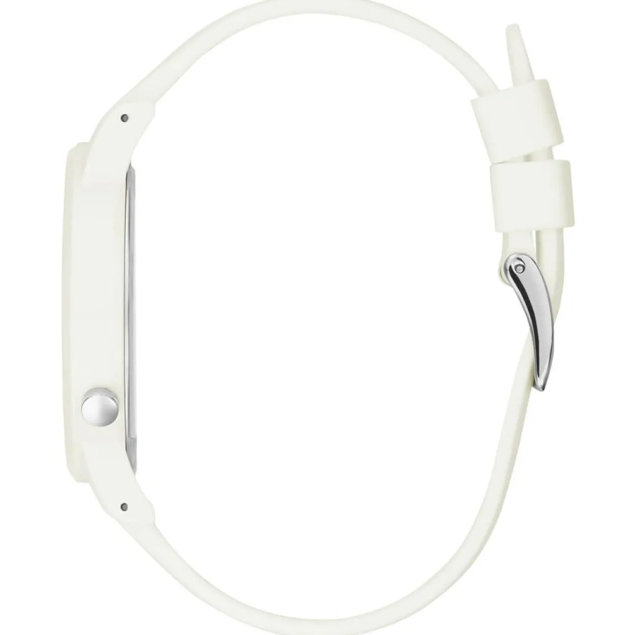 Montre Femme Hollywood en Silicone blanche-Guess Discount