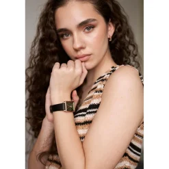 Femme Amelia Parker Montres^Montre Femme Joyful Journey en Cuir noire