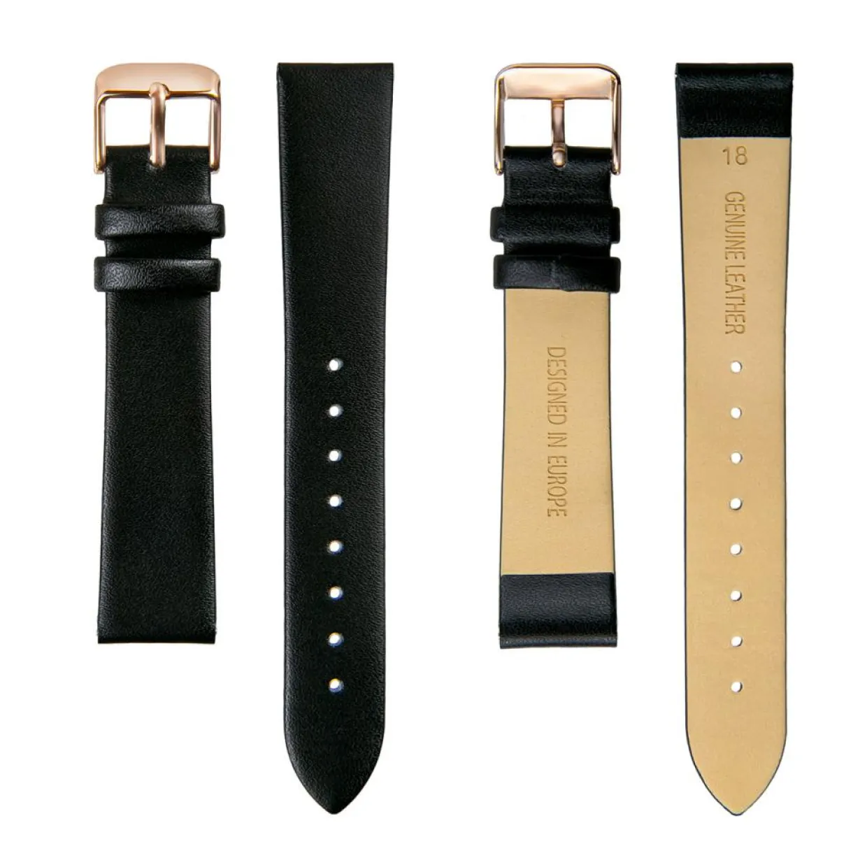 Femme Amelia Parker Montres^Montre Femme Joyful Journey en Cuir noire