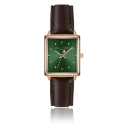 Femme Amelia Parker Montres^Montre Femme Joyful Journey en Cuir marron