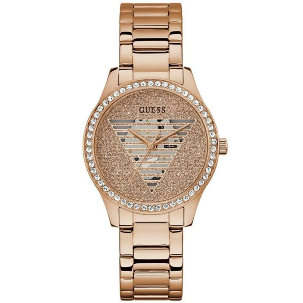 Montre Femme Lady Idol en Acier rose doré-Guess Discount