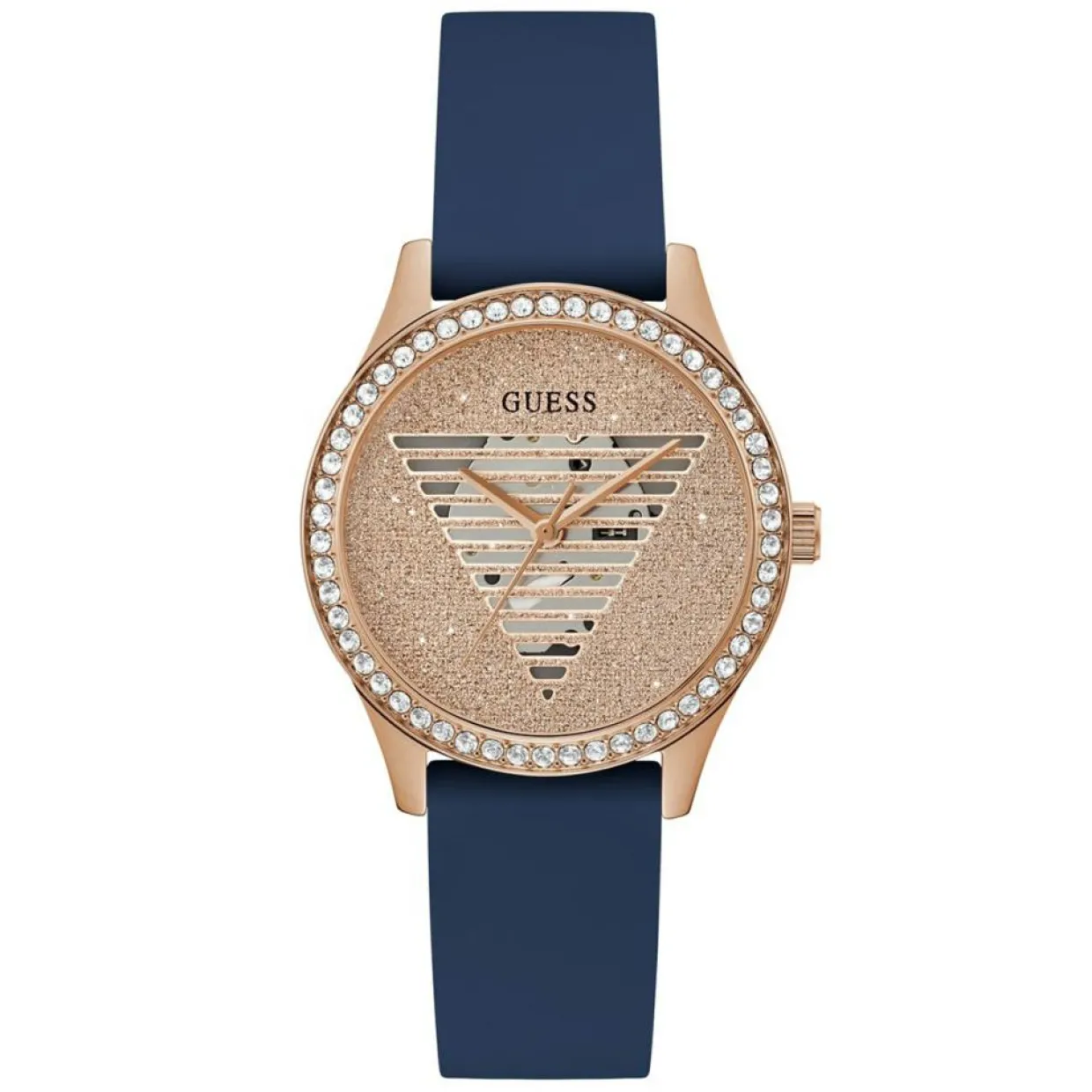 Montre Femme Lady Idol en Silicone bleue-Guess Online