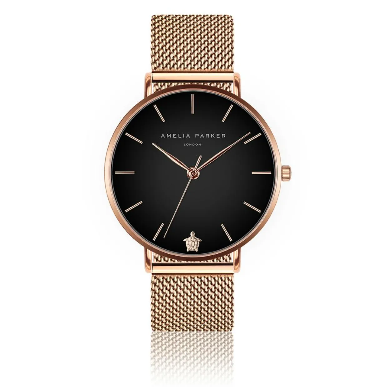 Montre Femme Midnight Moon en Acier rose doré-Amelia Parker Sale