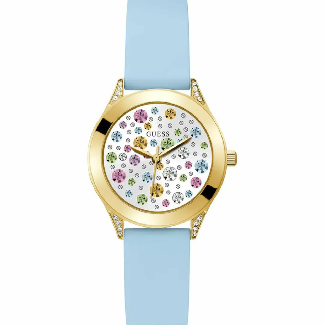 Montre Femme Mini Wonderlust en Silicone bleue-Guess Discount