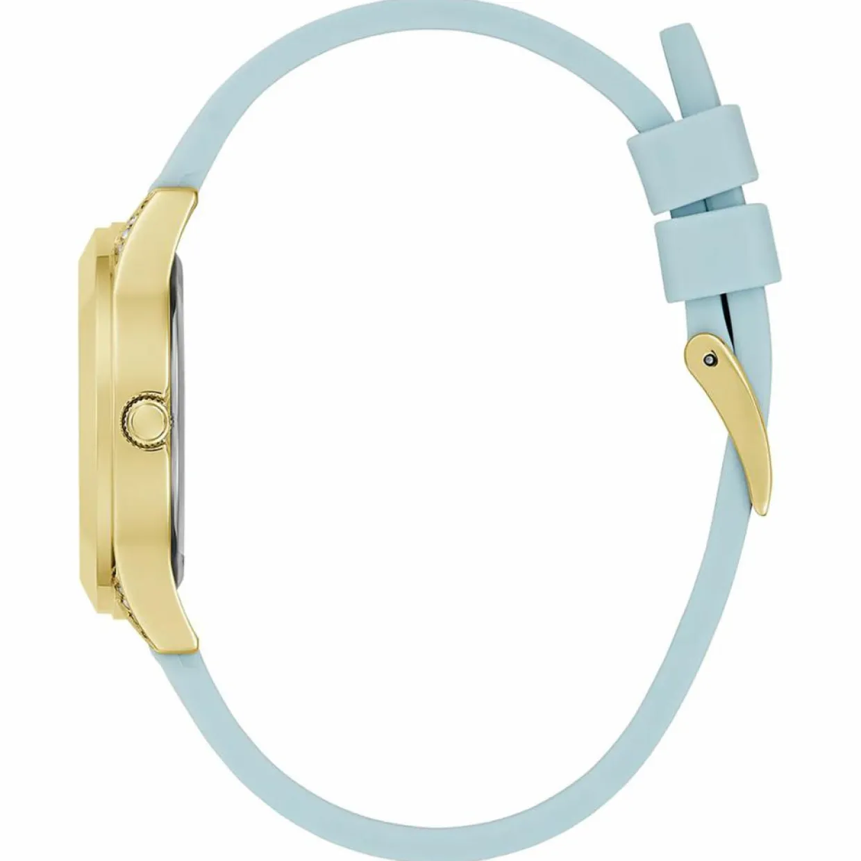 Montre Femme Mini Wonderlust en Silicone bleue-Guess Discount