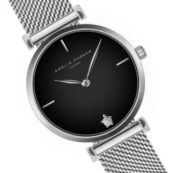 Montre Femme Night Shore en Acier argentée-Amelia Parker Clearance