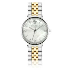 Montre Femme Oyster en Acier doré/argenté-Amelia Parker Clearance