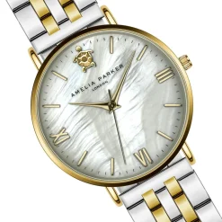 Montre Femme Pearl of the Sea en Acier doré/argenté-Amelia Parker Hot