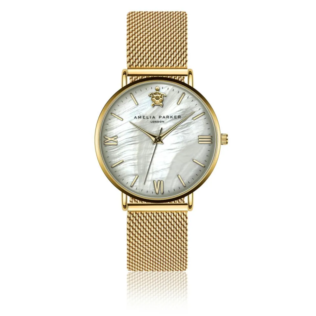 Montre Femme Pearl of the Sea en Acier dorée-Amelia Parker