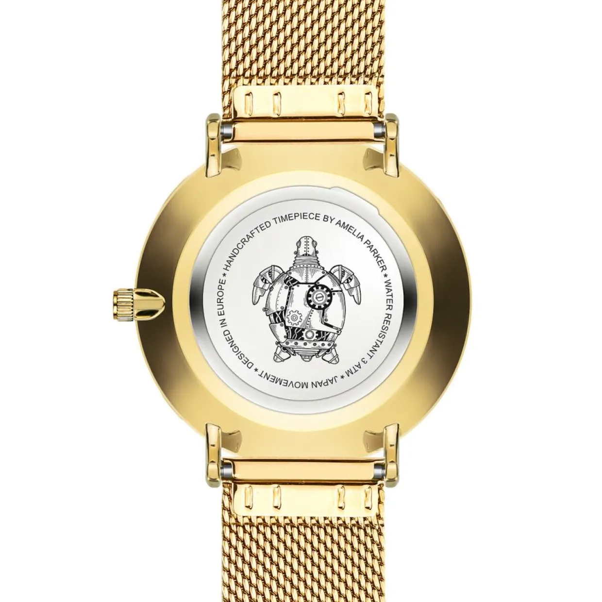 Montre Femme Pearl of the Sea en Acier dorée-Amelia Parker