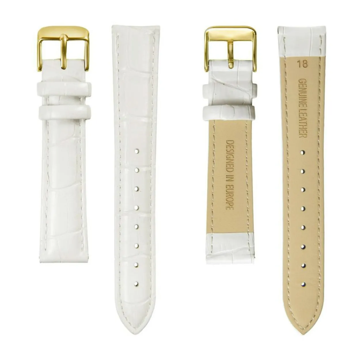 Montre Femme Pearl of the Sea en Cuir blanche-Amelia Parker Discount