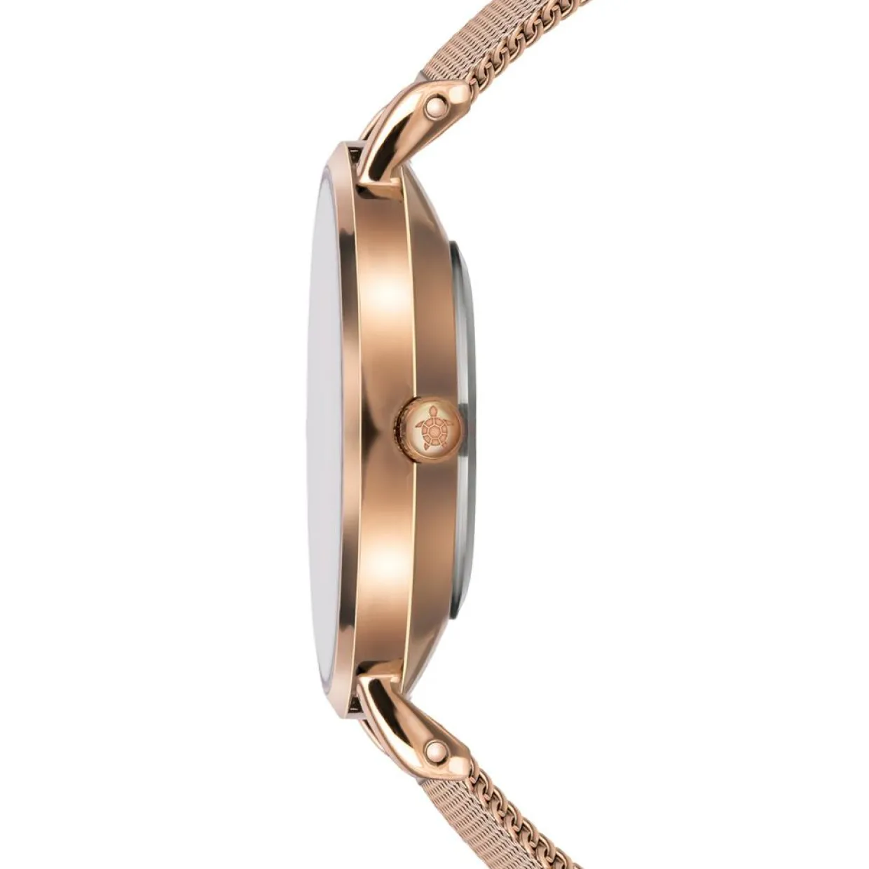 Montre Femme Petite Classique en Acier rose doré-Amelia Parker Sale