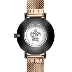 Montre Femme Petite Noir en Acier rose doré-Amelia Parker Hot