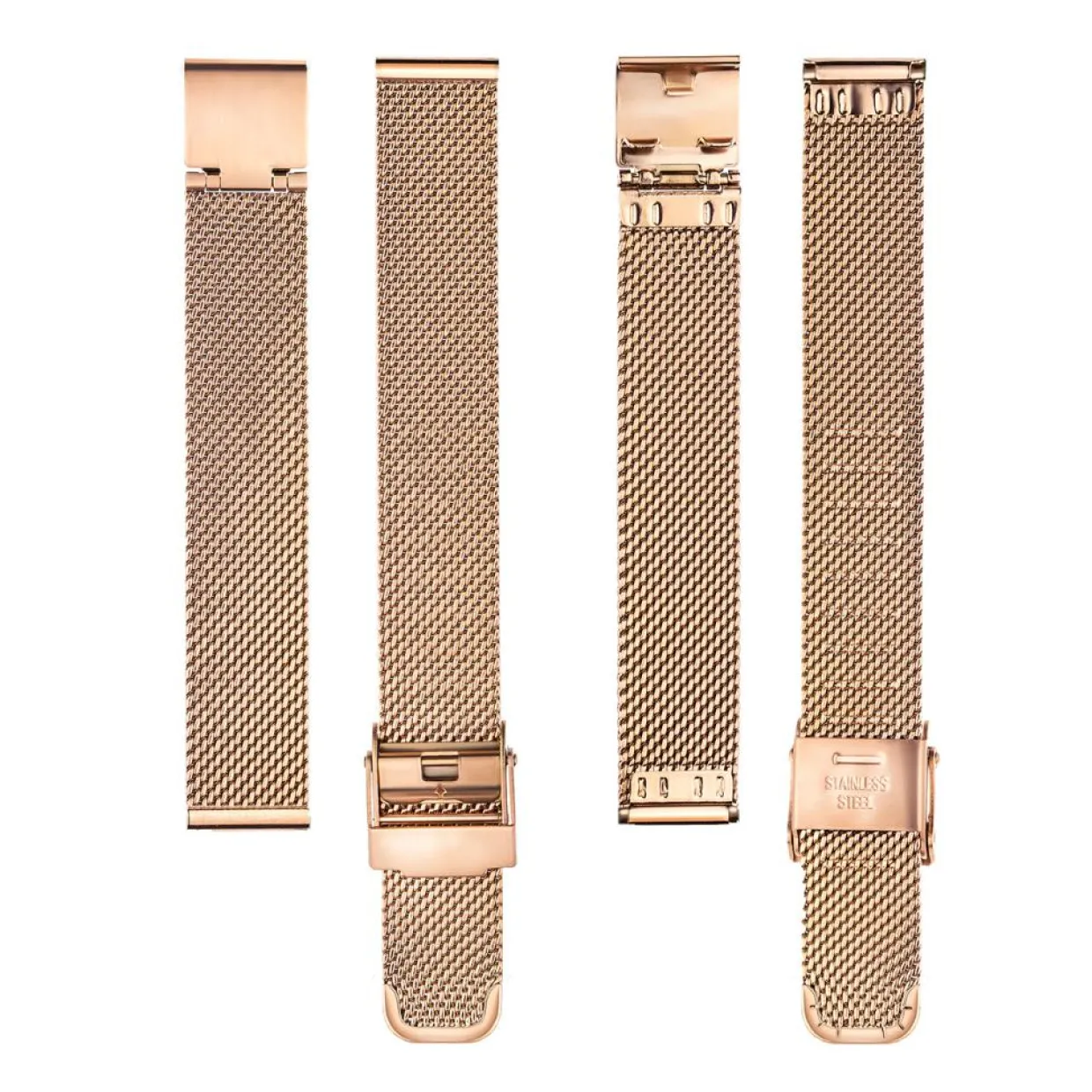 Montre Femme Petite Noir en Acier rose doré-Amelia Parker Hot