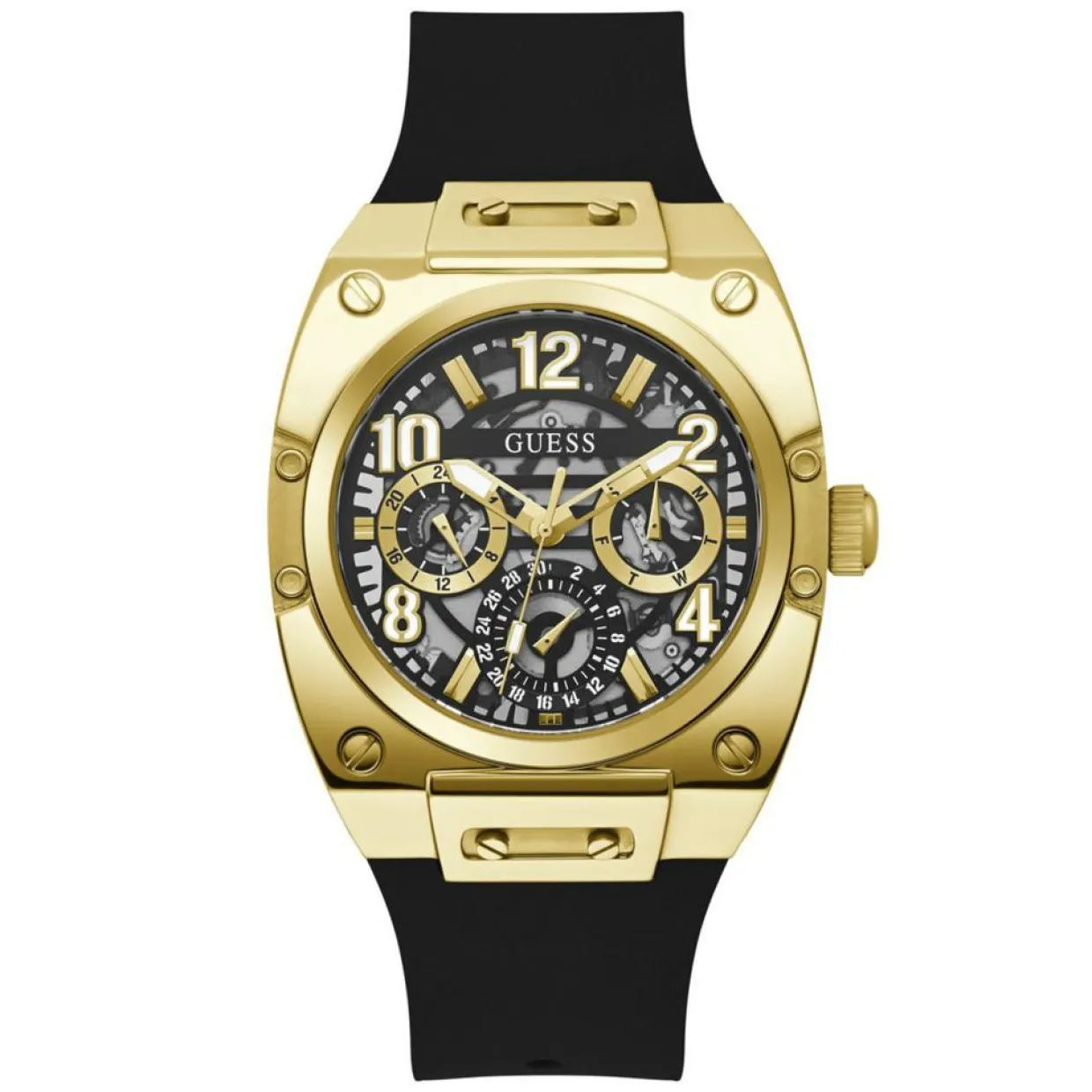 Montre Femme Prodigy en Silicone noire-Guess Discount