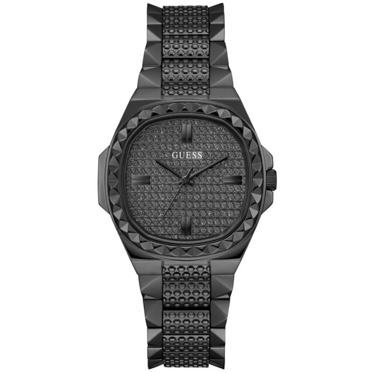 Femme Guess Montres^Montre Femme Rebellious en Acier noire