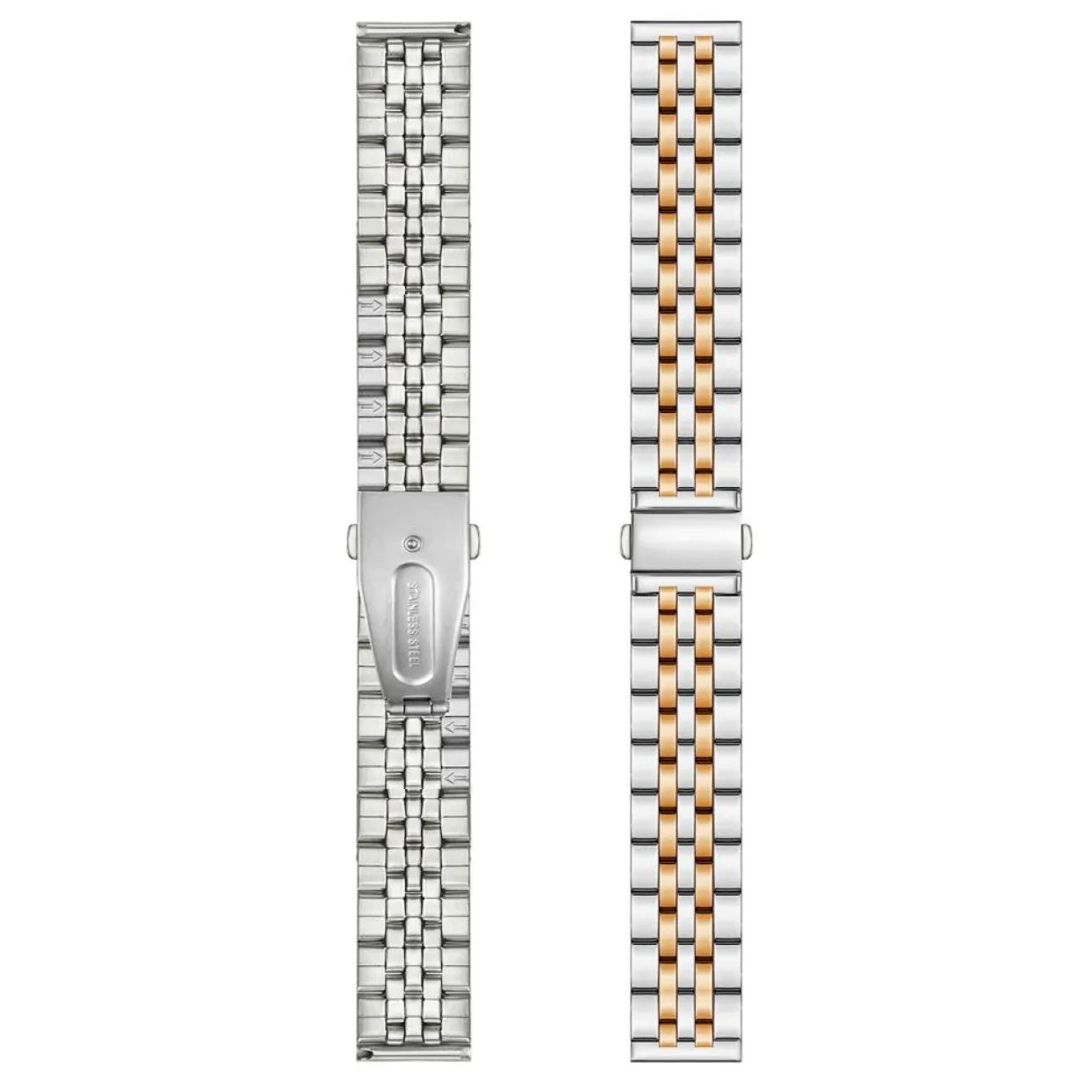 Montre Femme Rose Turtle en Acier rose doré/argenté-Amelia Parker Outlet