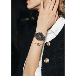 Femme Amelia Parker Montres^Montre Femme Sea Turtle en Acier rose doré