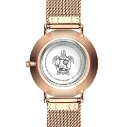Femme Amelia Parker Montres^Montre Femme Sea Turtle en Acier rose doré