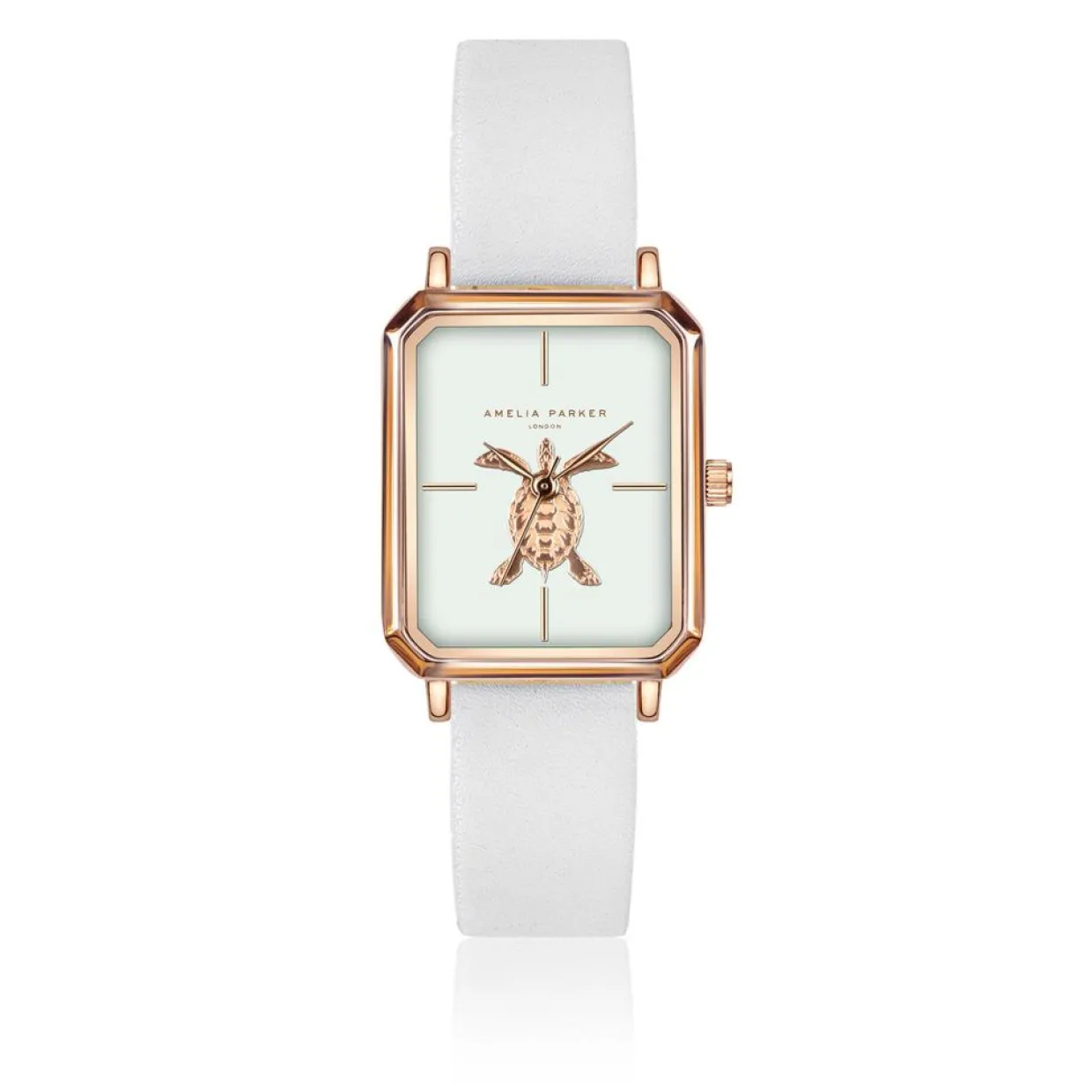Montre Femme Serenity en Cuir blanche-Amelia Parker Hot