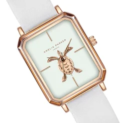 Montre Femme Serenity en Cuir blanche-Amelia Parker Hot