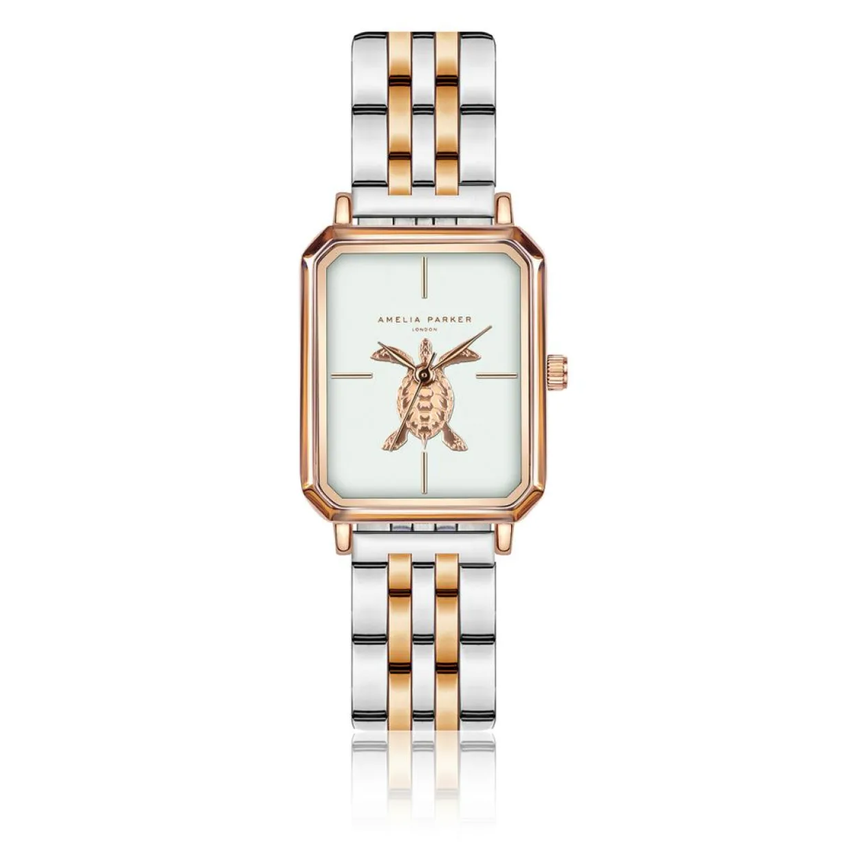 Montre Femme Serenity en Acier rose doré/argenté-Amelia Parker Best