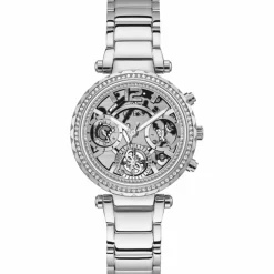Montre Femme Solstice en Acier argentée-Guess New