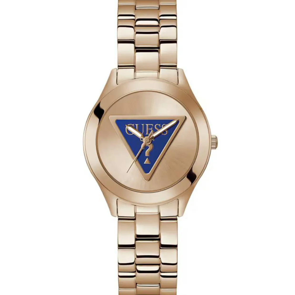 Femme Guess Montres^Montre Femme Tri Plaque en Acier rose doré