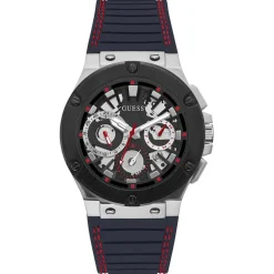 Homme Guess Montres^Montre Homme Circuit en Silicone noire