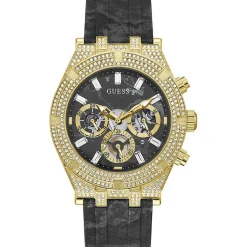 Montre Homme Continental en Silicone noire-Guess New
