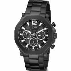 Homme Guess Montres^Montre Homme Edge en Acier noire