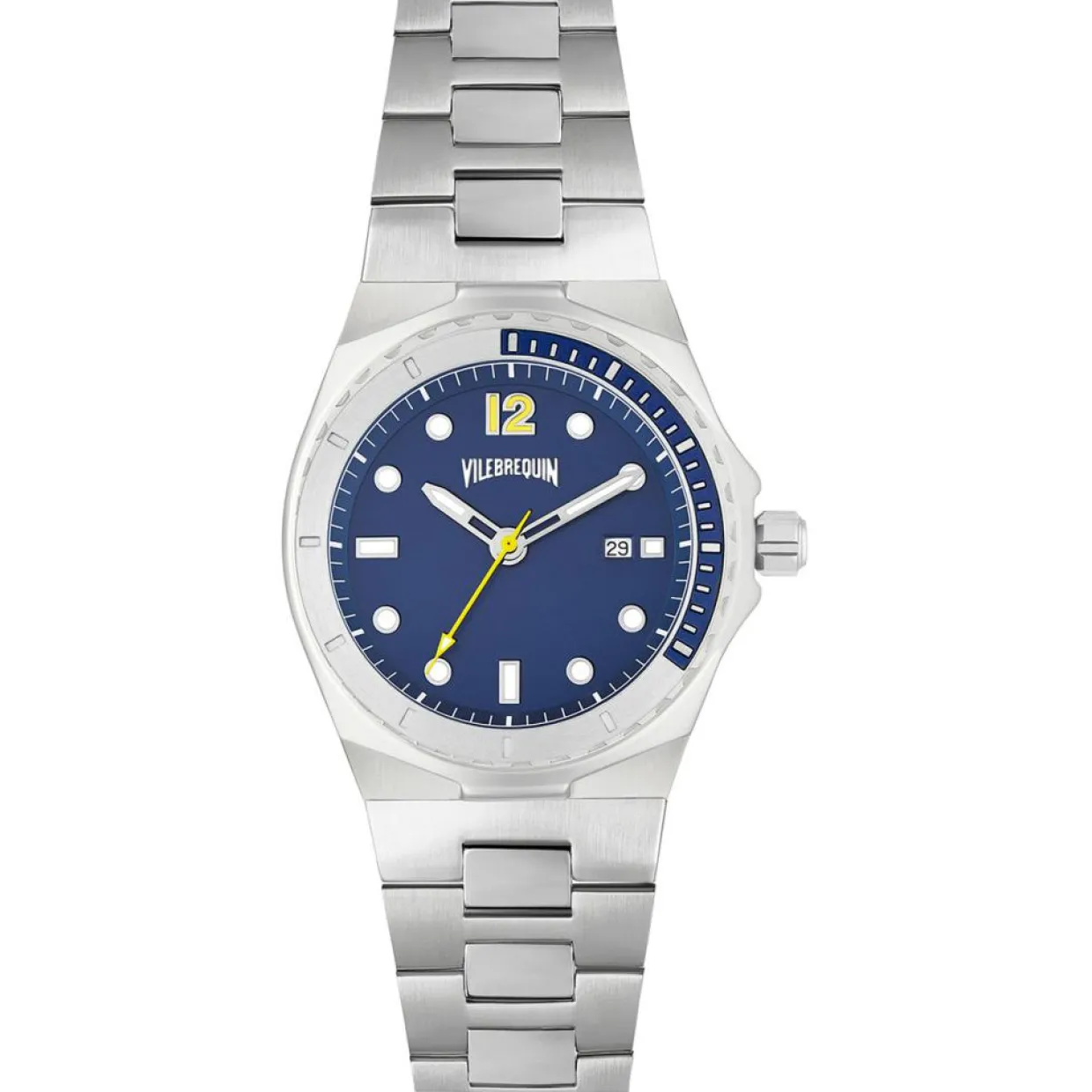 Homme Vilebrequin Montres^Montre Homme en Acier argentée