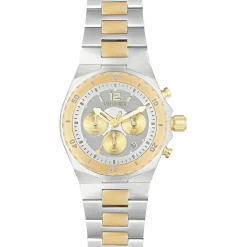 Montre Homme en Acier Chronographe argenté/doré-Vilebrequin Outlet