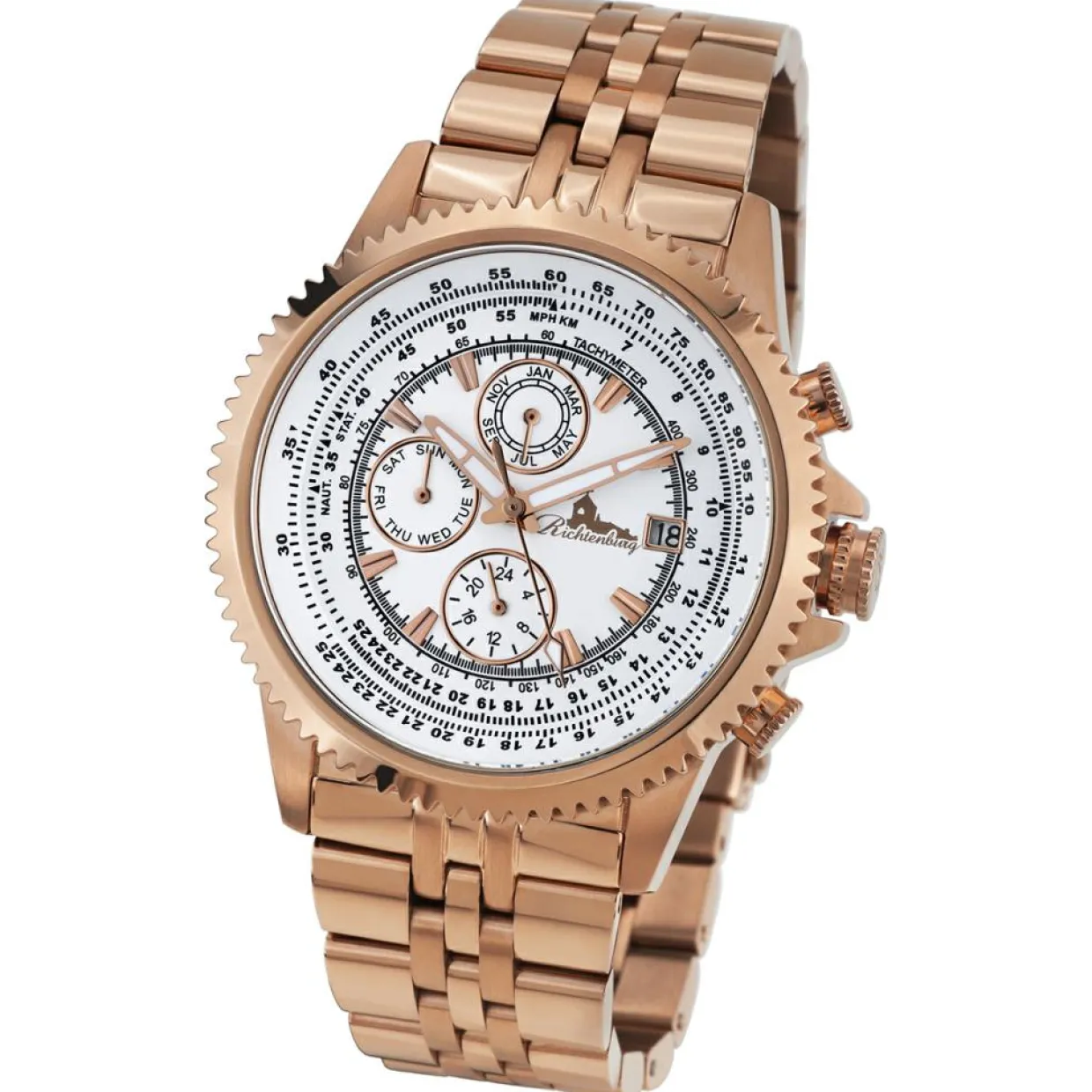 Montre Homme en Acier Panama rosegold-Richtenburg Clearance