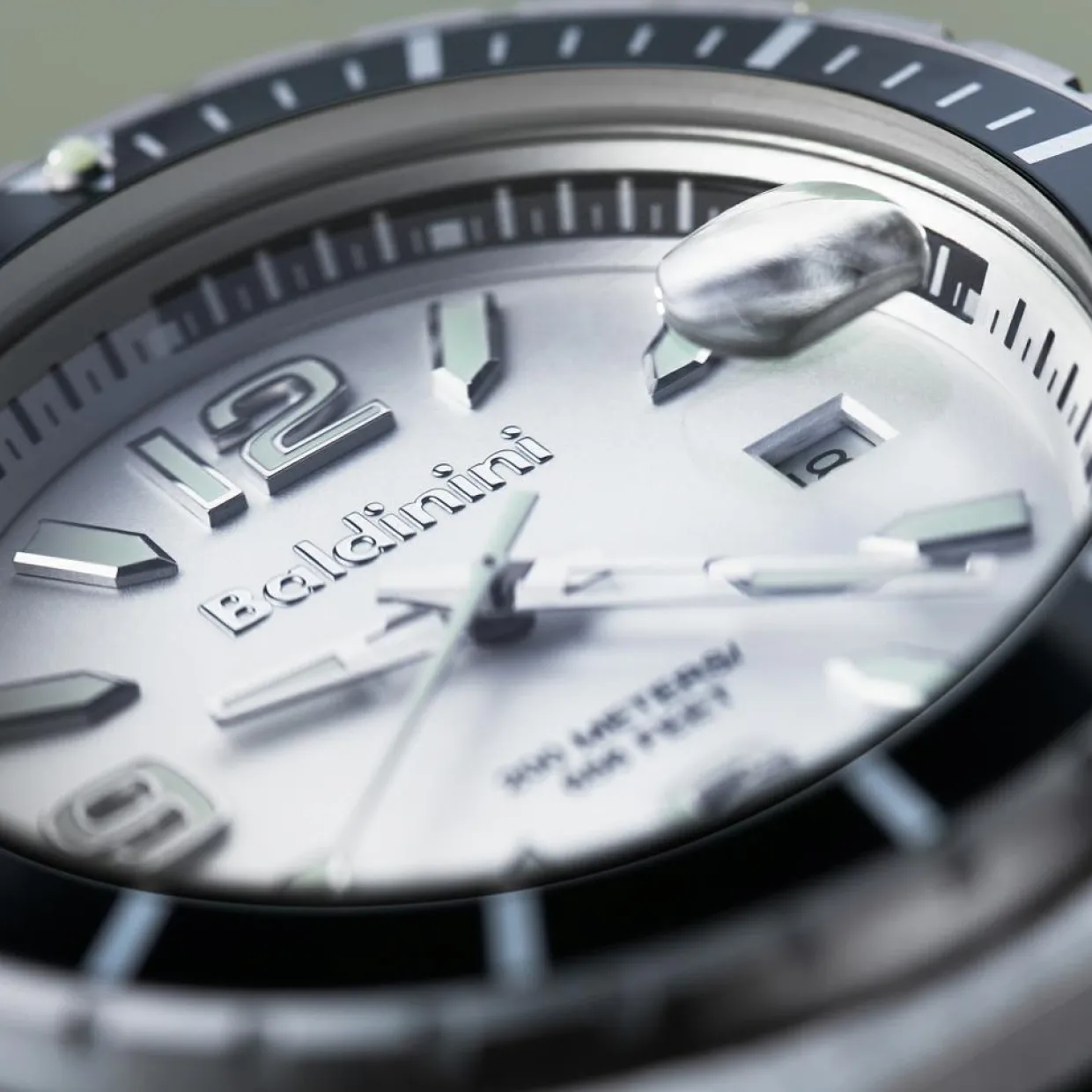 Homme Baldinini Montres^Montre Homme en Caoutchouc Acqua noire
