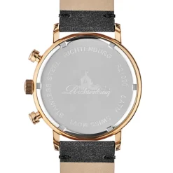 Montre Homme en Cuir Burbank noire-Richtenburg Discount