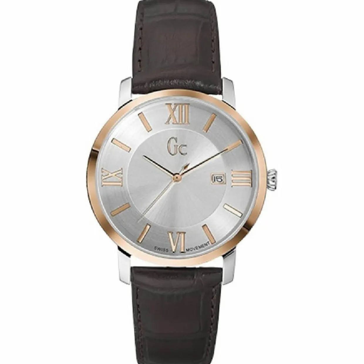 Homme Guess Collection Montres^Montre Homme en Cuir marron