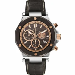 Homme Guess Collection Montres^Montre Homme en Cuir marron