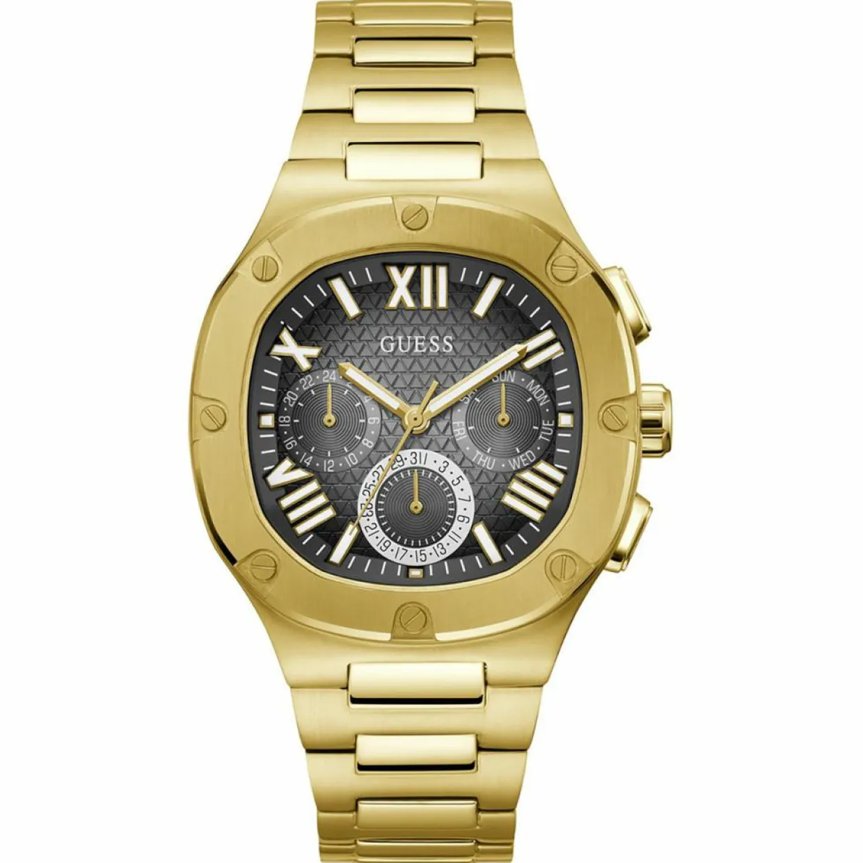 Montre Homme Headline en Acier dorée-Guess