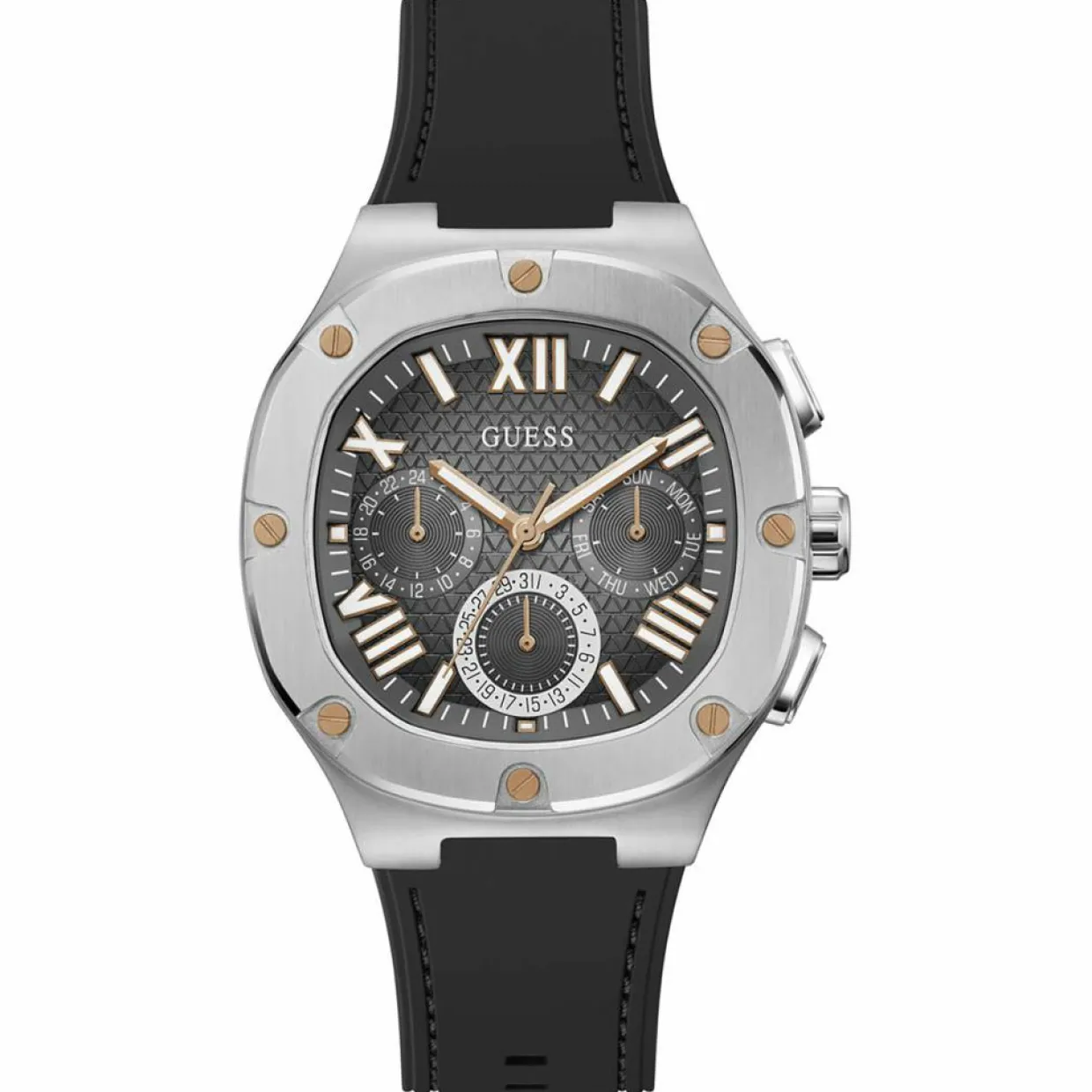 Montre Homme Headline en Silicone noire-Guess Online
