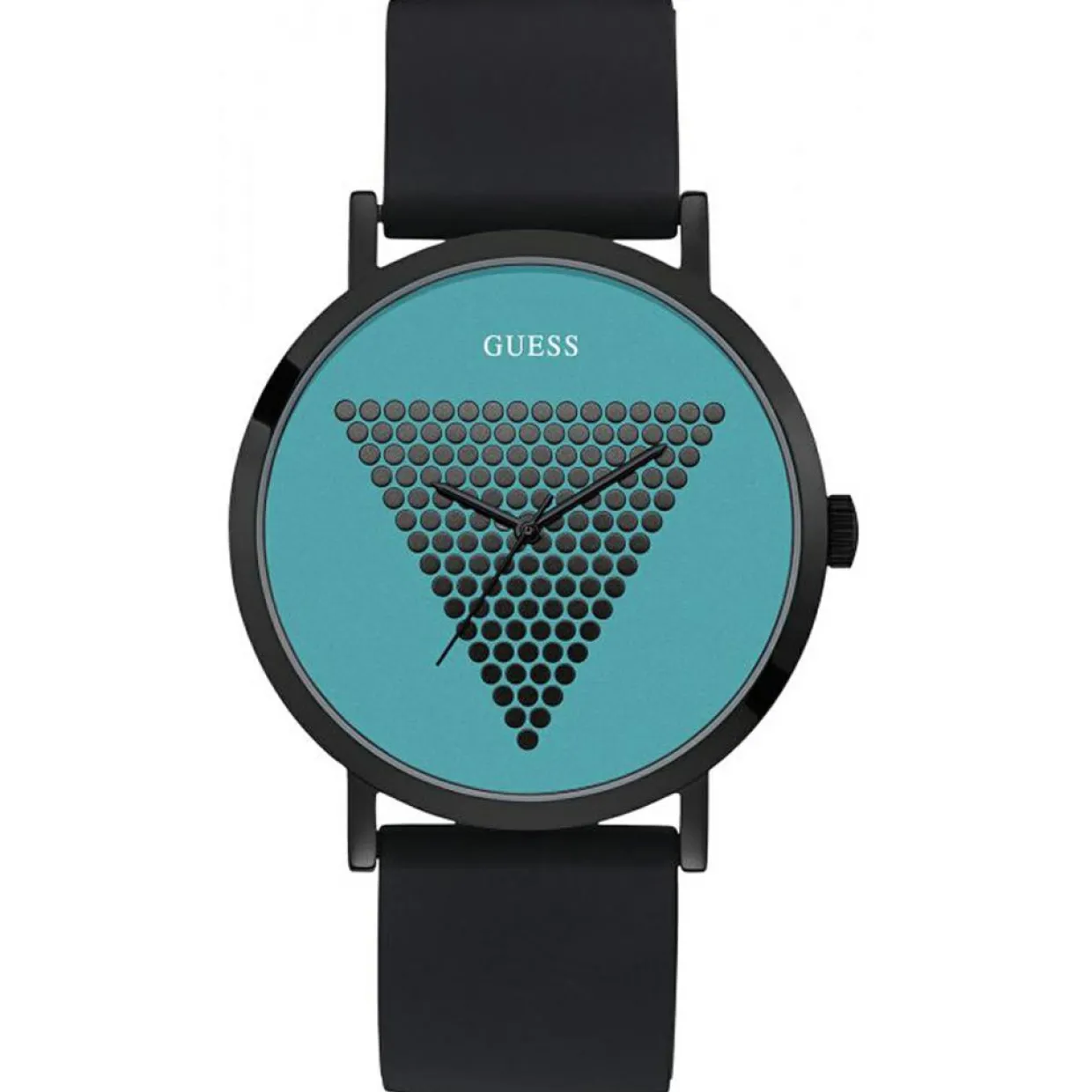 Montre Homme Imprint en Caoutchouc noire-Guess Hot