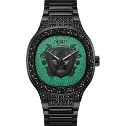 Homme Guess Montres^Montre Homme Kingdom en Acier noire