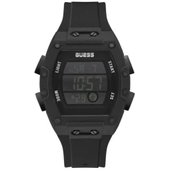 Montre Homme Phoenix en Silicone noire-Guess Clearance