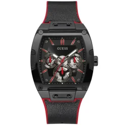 Homme Guess Montres^Montre Homme Phoenix en Silicone noire