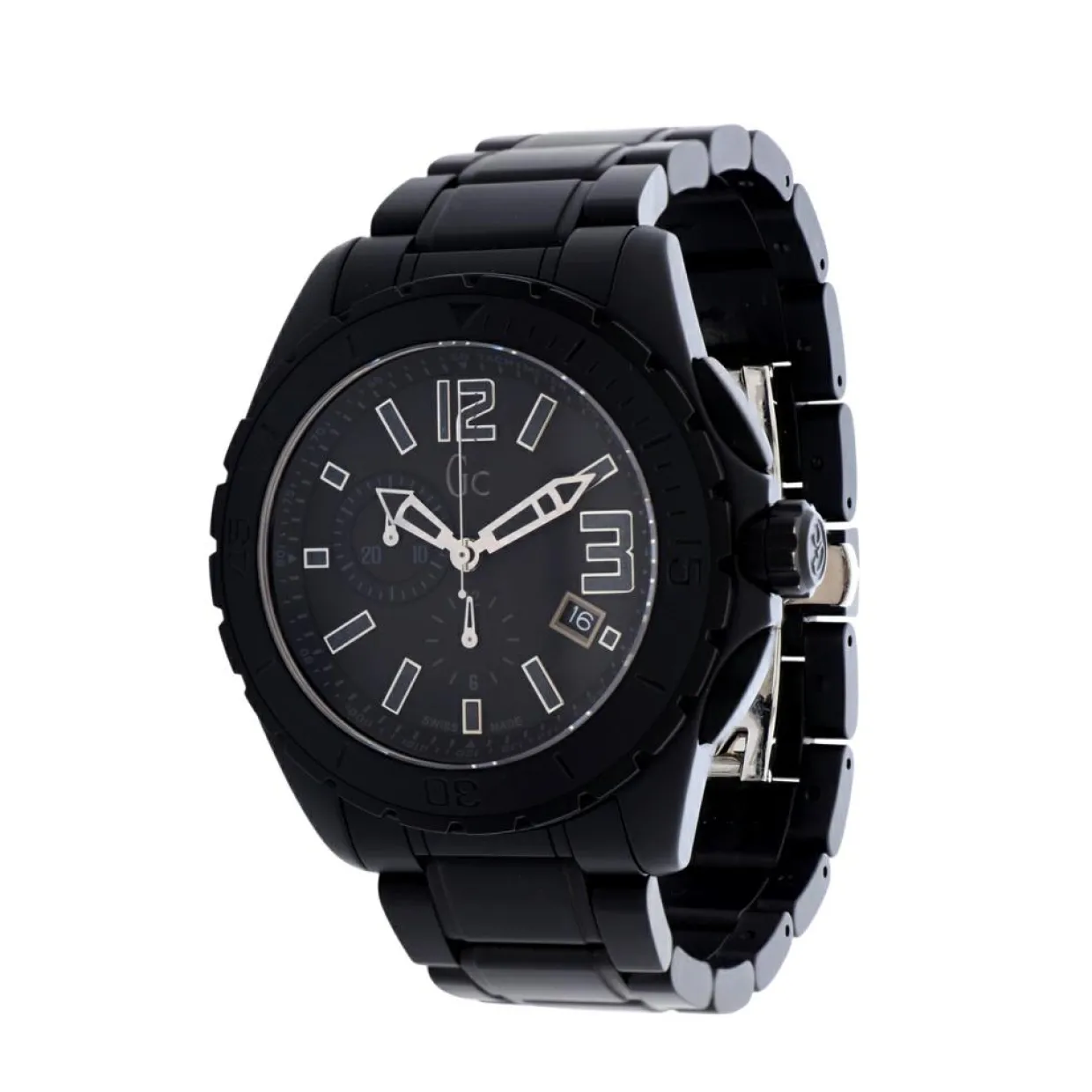 Montre Homme Sport Class XXL en Acier noire-Guess Outlet