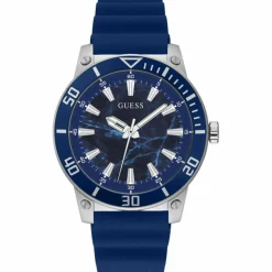 Montre Homme Sport en Silicone bleue-Guess Online