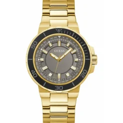 Montre Homme Track en Acier dorée-Guess Sale